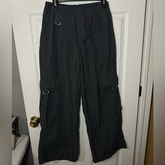 Wild Fable Charcoal Wide-Leg Cargo Pants - Picture 4 of 8